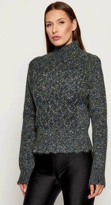 Sweter damski na zimę casual Pinko ze sklepu: Gomez Fashion Store w kategorii: Swetry damskie - zdjęcie 874714-BD9-10338_PI255W000082D93