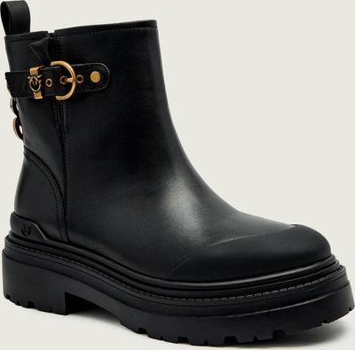 Botki na jesień Pinko ze sklepu: Gomez Fashion Store w kategorii: Botki - zdjęcie 874714-BD9-10338_PI255W000123099