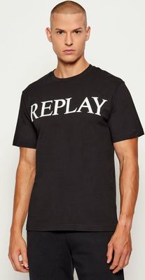 T-shirt męski Replay ze sklepu: Gomez Fashion Store w kategorii: T-shirty męskie - zdjęcie 874714-BD9-10338_RY255M000050098