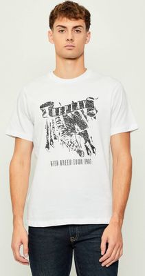 T-shirt męski młodzieżowy Replay ze sklepu: Gomez Fashion Store w kategorii: T-shirty męskie - zdjęcie 874714-BD9-10338_RY255M000052A01