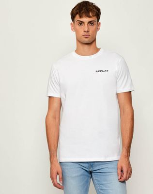 T-shirt męski na wiosnę Replay ze sklepu: Gomez Fashion Store w kategorii: T-shirty męskie - zdjęcie 874714-BD9-10338_RY255M000057A01