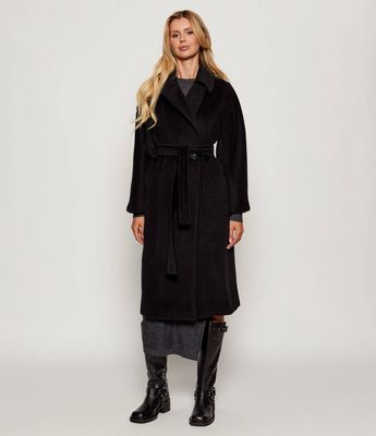 Marella - Płaszcz damski casualowy jesienny ze sklepu: Gomez Fashion Store w kategorii: Płaszcze damskie - zdjęcie 874714-BD9-10338_MA255W000016006