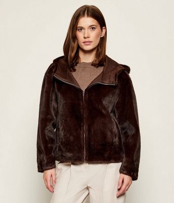 Futro damskie casual Ba&sh ze sklepu: Gomez Fashion Store w kategorii: Futra damskie - zdjęcie 874714-BD9-10338_BH255W000005034