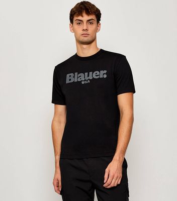 T-shirt męski na wiosnę młodzieżowy BLAUER ze sklepu: Gomez Fashion Store w kategorii: T-shirty męskie - zdjęcie 874714-BD9-10338_BF255M000015043