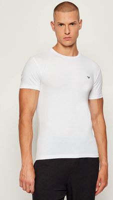 Emporio Armani - T-shirt męski na wiosnę casualowy ze sklepu: Gomez Fashion Store w kategorii: T-shirty męskie - zdjęcie 874714-BD9-10338_EB255M000009N10
