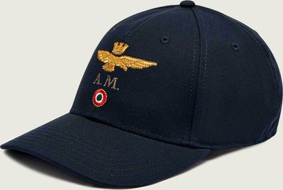 Czapka z daszkiem męska Aeronautica Militare ze sklepu: Gomez Fashion Store w kategorii: Czapki z daszkiem męskie - zdjęcie 874714-BD9-10338_AM255M000030001