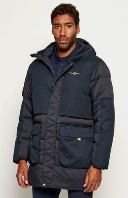 Kurtka męska na zimę Aeronautica Militare ze sklepu: Gomez Fashion Store w kategorii: Kurtki męskie - zdjęcie 874714-BD9-10338_AM255M000057374