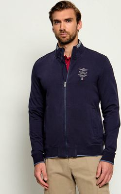 Bluza męska wiosenna Aeronautica Militare ze sklepu: Gomez Fashion Store w kategorii: Bluzy męskie - zdjęcie 874714-BD9-10338_AM255M000062001