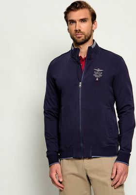 Bluza męska zimowa Aeronautica Militare ze sklepu: Gomez Fashion Store w kategorii: Bluzy męskie - zdjęcie 874714-BD9-10338_AM255M000062001