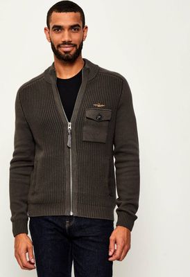 Sweter męski na zimę Aeronautica Militare ze sklepu: Gomez Fashion Store w kategorii: Swetry męskie - zdjęcie 874714-BD9-10338_AM255M000069383