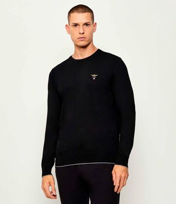 Aeronautica Militare - Sweter męski casual na zimę ze sklepu: Gomez Fashion Store w kategorii: Swetry męskie - zdjęcie 874714-BD9-10338_AM255M000070004