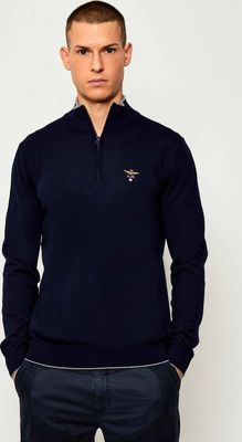 Sweter męski Aeronautica Militare ze sklepu: Gomez Fashion Store w kategorii: Swetry męskie - zdjęcie 874714-BD9-10338_AM255M000073401