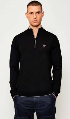 Sweter męski casual Aeronautica Militare ze sklepu: Gomez Fashion Store w kategorii: Swetry męskie - zdjęcie 874714-BD9-10338_AM255M000073004