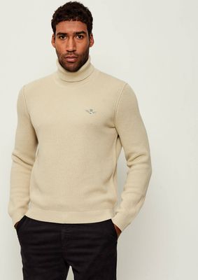 Sweter męski zimowy casual Aeronautica Militare ze sklepu: Gomez Fashion Store w kategorii: Swetry męskie - zdjęcie 874714-BD9-10338_AM255M000076369