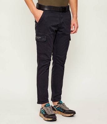 Spodnie męskie jesienne Aeronautica Militare ze sklepu: Gomez Fashion Store w kategorii: Spodnie męskie - zdjęcie 874714-BD9-10338_AM255M000078001