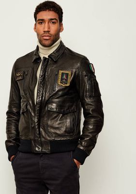 Kurtka męska casualowa Aeronautica Militare ze sklepu: Gomez Fashion Store w kategorii: Kurtki męskie - zdjęcie 874714-BD9-10338_AM255M000084034