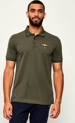T-shirt męski na wiosnę Aeronautica Militare ze sklepu: Gomez Fashion Store w kategorii: T-shirty męskie - zdjęcie 874714-BD9-10338_AM255M000086020