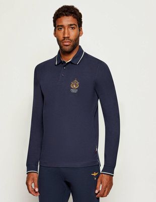 Aeronautica Militare - T-shirt męski ze sklepu: Gomez Fashion Store w kategorii: T-shirty męskie - zdjęcie 874714-BD9-10338_AM255M000087001