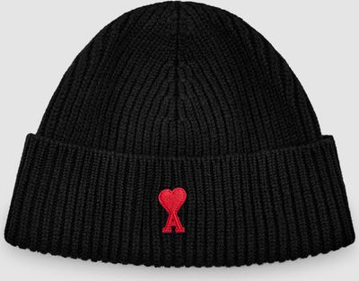 Czapka zimowa damska AMI Paris ze sklepu: Gomez Fashion Store w kategorii: Czapki zimowe damskie - zdjęcie 874714-BD9-10338_AI255U000015027