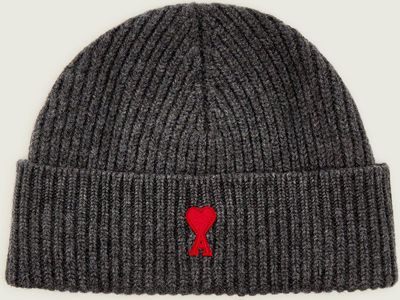 Czapka zimowa damska AMI Paris ze sklepu: Gomez Fashion Store w kategorii: Czapki zimowe damskie - zdjęcie 874714-BD9-10338_AI255U000015006