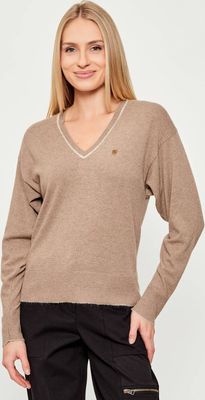 Aeronautica Militare - Sweter damski na zimę ze sklepu: Gomez Fashion Store w kategorii: Swetry damskie - zdjęcie 874714-BD9-10338_AM255W000021372