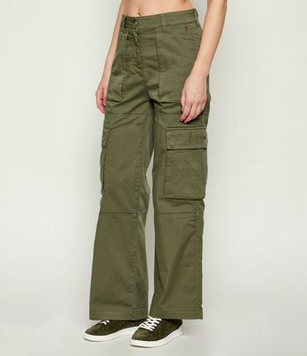Spodnie damskie Aeronautica Militare ze sklepu: Gomez Fashion Store w kategorii: Spodnie damskie - zdjęcie 874714-BD9-10338_AM255W000024405