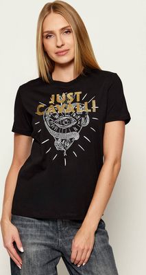 Bluzka damska wiosenna Just Cavalli ze sklepu: Gomez Fashion Store w kategorii: Bluzki damskie - zdjęcie 874714-BD9-10338_CA255W000054899