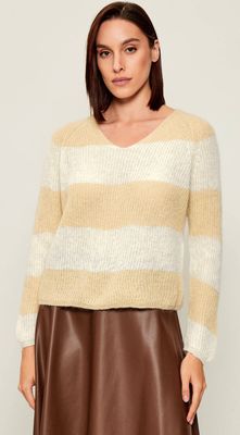 Sweter damski na zimę MM ze sklepu: Gomez Fashion Store w kategorii: Swetry damskie - zdjęcie 874714-BD9-10338_ML255W000005003