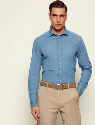 Stenströms - Koszula męska z klasycznym kołnierzykiem ze sklepu: Gomez Fashion Store w kategorii: Koszule męskie - zdjęcie 874714-BD9-10338_SN255M000011810