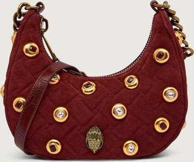 Torebka hobo elegancki Kurt Geiger ze sklepu: Gomez Fashion Store w kategorii: Torebki hobo - zdjęcie 874714-BD9-10338_KG255W000023079