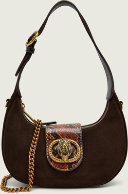 Torebka hobo elegancki Kurt Geiger ze sklepu: Gomez Fashion Store w kategorii: Torebki hobo - zdjęcie 874714-BD9-10338_KG255W000065022