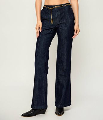 Jeansy damskie na wiosnę Michael Kors ze sklepu: Gomez Fashion Store w kategorii: Jeansy damskie - zdjęcie 874714-BD9-10338_MK255W000098976