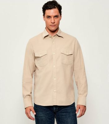 Koszula męska na wiosnę Oscar Jacobson ze sklepu: Gomez Fashion Store w kategorii: Koszule męskie - zdjęcie 874714-BD9-10338_OJ255M000004055