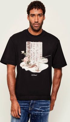 T-shirt męski wiosenny Off White ze sklepu: Gomez Fashion Store w kategorii: T-shirty męskie - zdjęcie 874714-BD9-10338_OF255M000024006