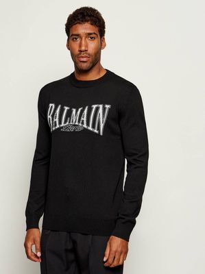 BALMAIN - Sweter męski ze sklepu: Gomez Fashion Store w kategorii: Swetry męskie - zdjęcie 874714-BD9-10338_BA255M000007015