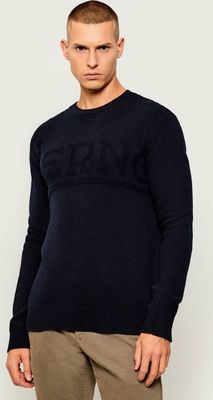 Herno - Sweter męski na zimę casual ze sklepu: Gomez Fashion Store w kategorii: Swetry męskie - zdjęcie 874714-BD9-10338_HN255M000004002
