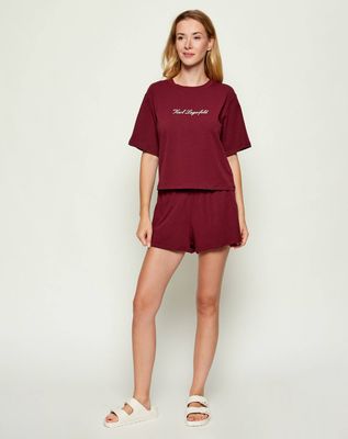 Piżama casualowa Karl Lagerfeld ze sklepu: Gomez Fashion Store w kategorii: Piżamy damskie - zdjęcie 874714-BD9-10338_KL255W000061D98