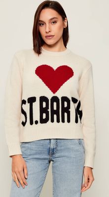 Sweter damski casualowy ST.Barth ze sklepu: Gomez Fashion Store w kategorii: Swetry damskie - zdjęcie 874714-BD9-10338_SB255W000004262