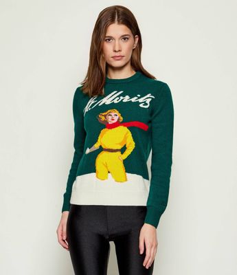 Sweter damski na zimę casual ST.Barth ze sklepu: Gomez Fashion Store w kategorii: Swetry damskie - zdjęcie 874714-BD9-10338_SB255W000008264