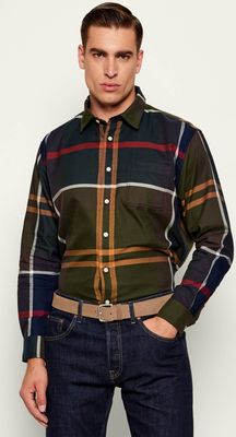 Koszula męska casual z klasycznym kołnierzykiem Barbour ze sklepu: Gomez Fashion Store w kategorii: Koszule męskie - zdjęcie 874714-BD9-10338_UR255M000029013