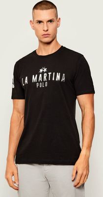 T-shirt męski wiosenny w stylu młodzieżowym La Martina ze sklepu: Gomez Fashion Store w kategorii: T-shirty męskie - zdjęcie 874714-BD9-10338_LR255M000016999