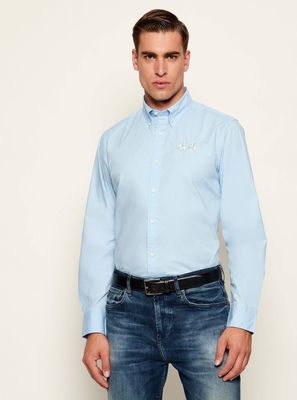 La Martina - Koszula męska z kołnierzykiem button down ze sklepu: Gomez Fashion Store w kategorii: Koszule męskie - zdjęcie 874714-BD9-10338_LR255M000022703