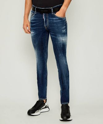 Jeansy męskie casual Dsquared2 ze sklepu: Gomez Fashion Store w kategorii: Jeansy męskie - zdjęcie 874714-BD9-10338_DQ255M000056470