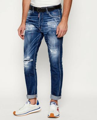 Jeansy męskie na wiosnę Dsquared2 ze sklepu: Gomez Fashion Store w kategorii: Jeansy męskie - zdjęcie 874714-BD9-10338_DQ255M000063470