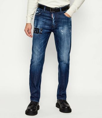 Jeansy męskie na wiosnę Dsquared2 ze sklepu: Gomez Fashion Store w kategorii: Jeansy męskie - zdjęcie 874714-BD9-10338_DQ255M000064470