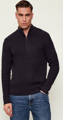 Sweter męski casual Joop! Jeans ze sklepu: Gomez Fashion Store w kategorii: Swetry męskie - zdjęcie 874714-BD9-10338_JJ255M000015001