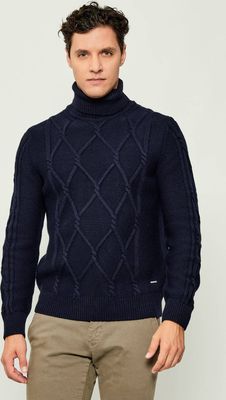 Joop! - Sweter męski na zimę ze sklepu: Gomez Fashion Store w kategorii: Swetry męskie - zdjęcie 874714-BD9-10338_JO255M000021404