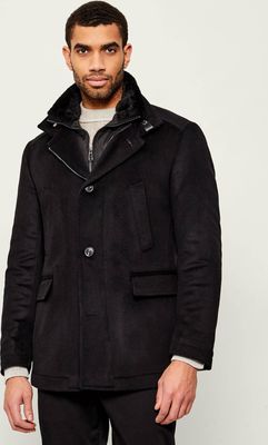 Płaszcz męski elegancki na jesień Joop! ze sklepu: Gomez Fashion Store w kategorii: Płaszcze męskie - zdjęcie 874714-BD9-10338_JO255M000064001