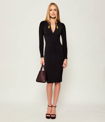 Sukienka casualowa Elisabetta Franchi ze sklepu: Gomez Fashion Store w kategorii: Sukienki - zdjęcie 874714-BD9-10338_EF255W000007110