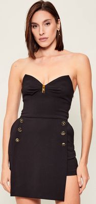 Elisabetta Franchi - Sukienka ze sklepu: Gomez Fashion Store w kategorii: Sukienki - zdjęcie 874714-BD9-10338_EF255W000008110